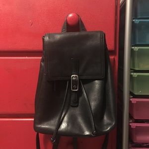 Black Coach backpack